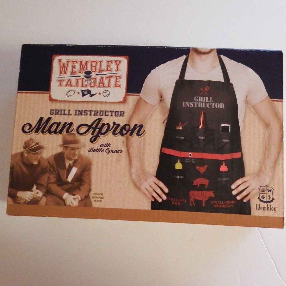NIB Wembley Tailgate Men's Apron OS